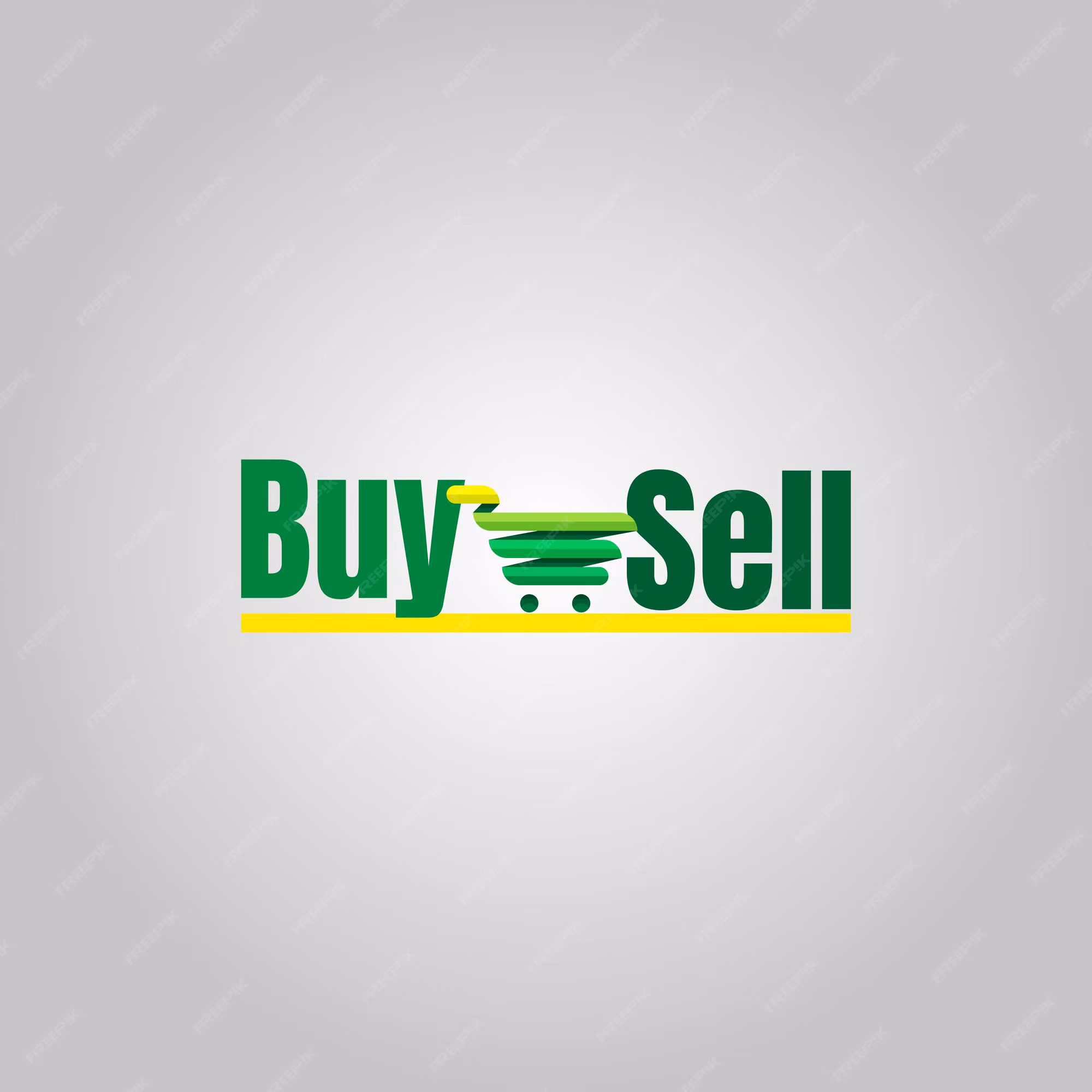 buying and selling logo